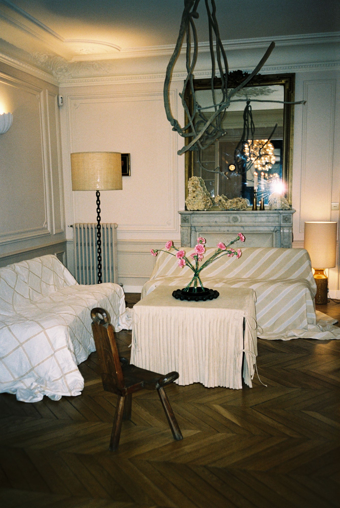 The Grid Bedspread from "A Well-Dressed Apartment"