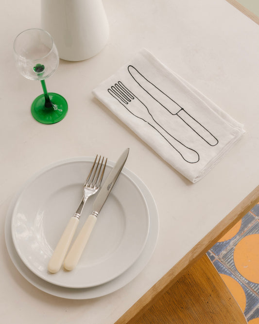 Serviette de Table Fourchette & Couteau