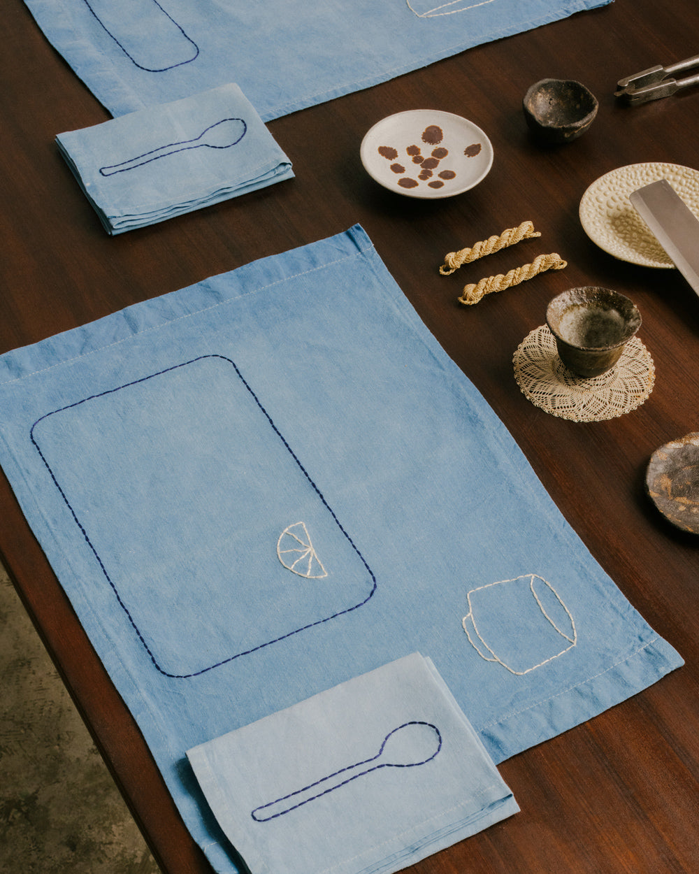 Set de Table Solo Indigo