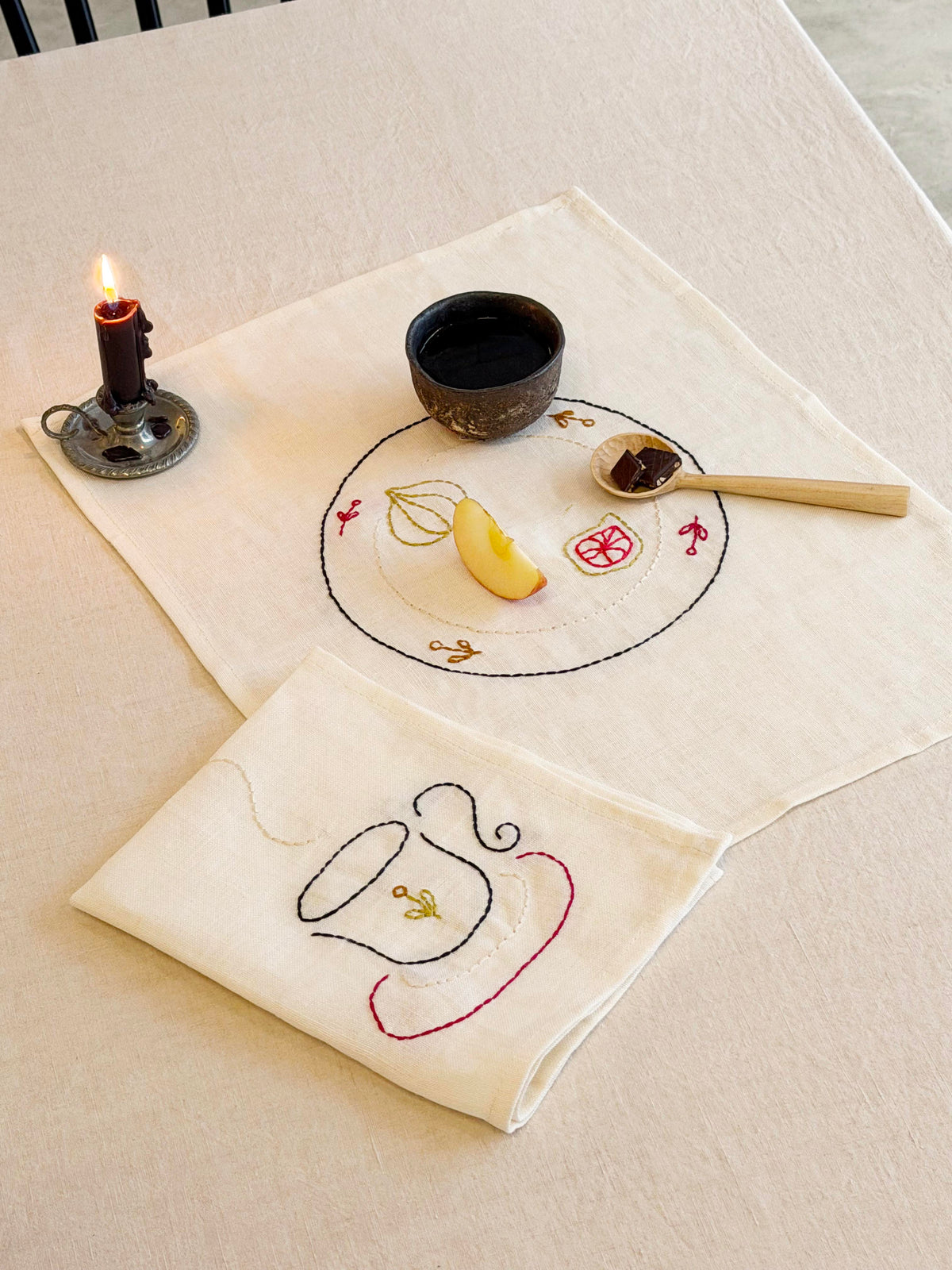 Hand Embroidery Workshop - "Le Goûter"