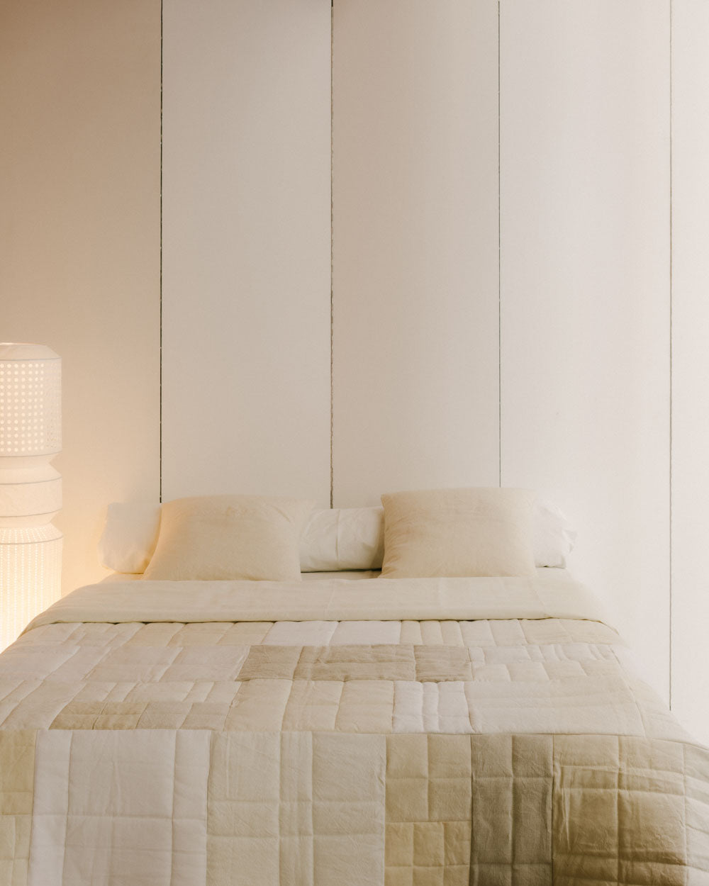 Courtepointe Tartan Bed Cover