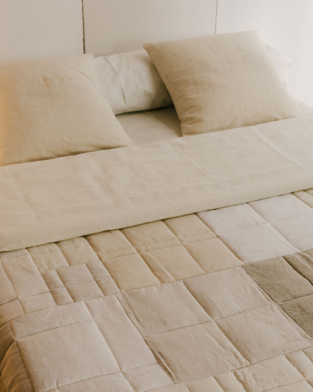 Courtepointe Tartan Bed Cover