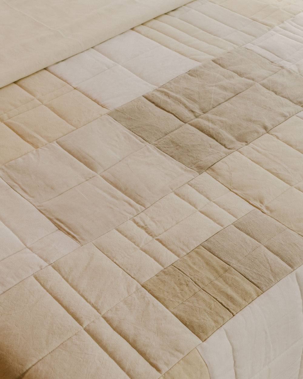 Courtepointe Tartan Bed Cover