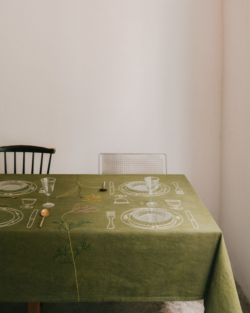 Nappe Déjeuner Sur l'Herbe Avec Fleurs
