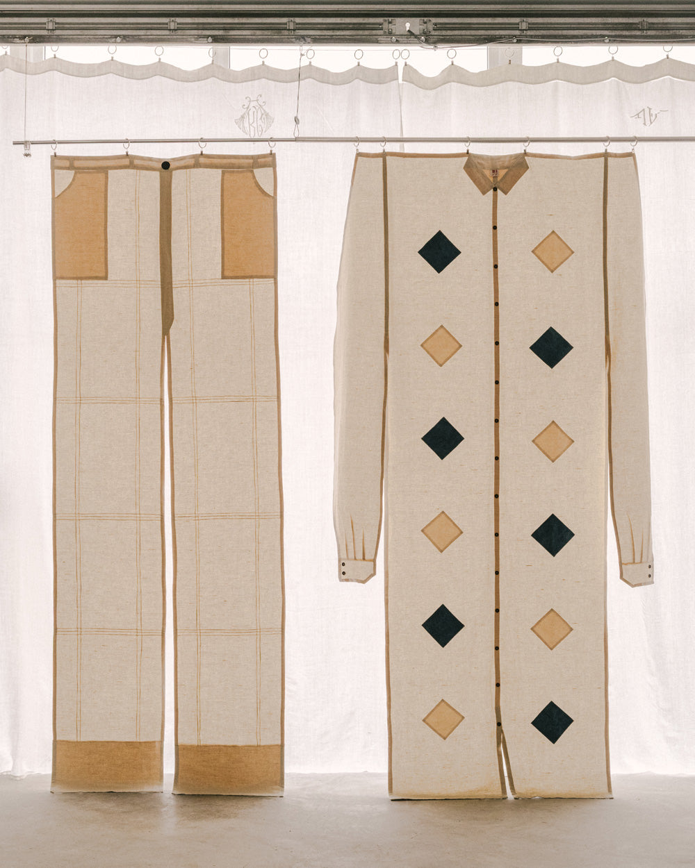 The Checkerboard Shirt-Curtain