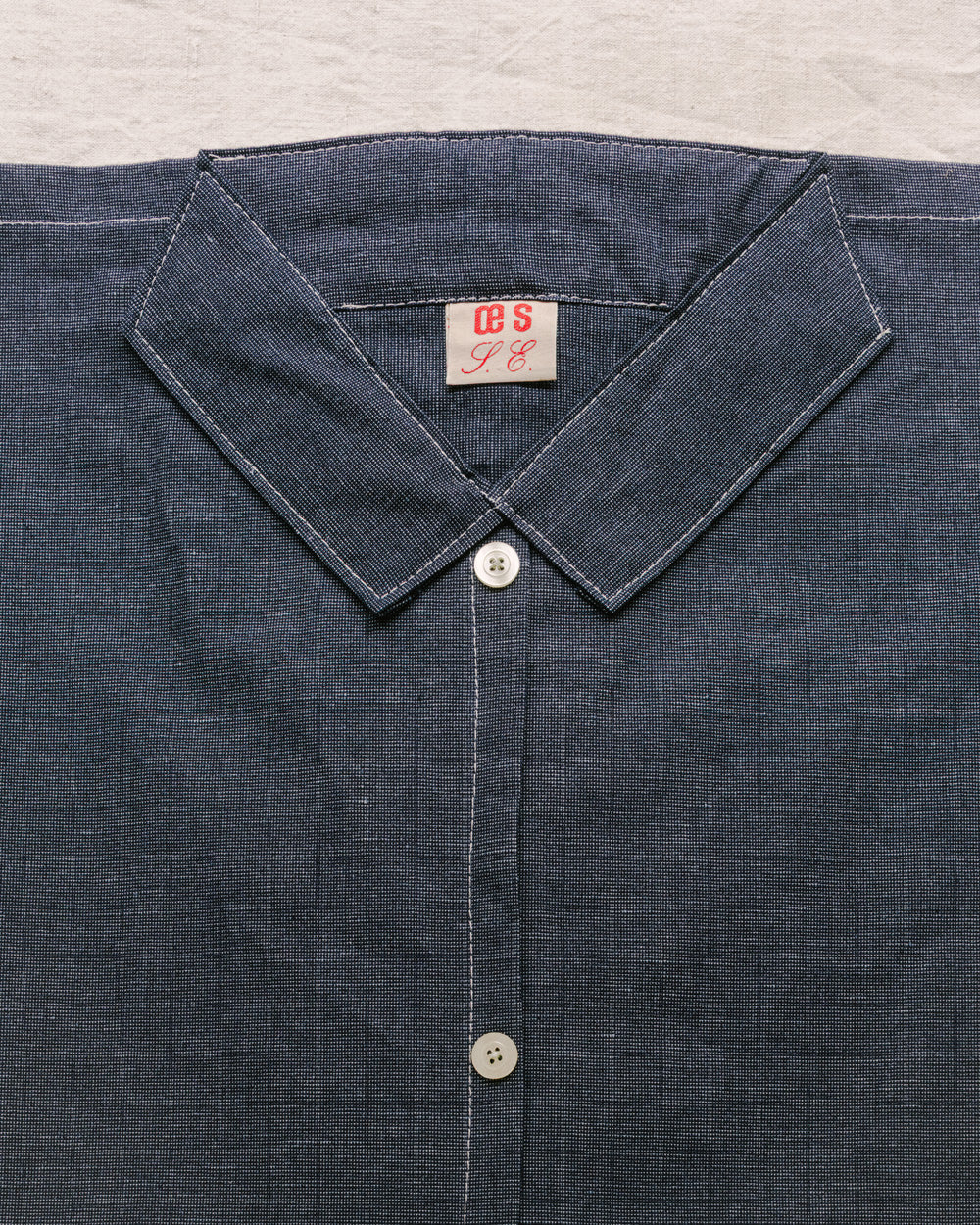 Le Rideau-Chemise Indigo