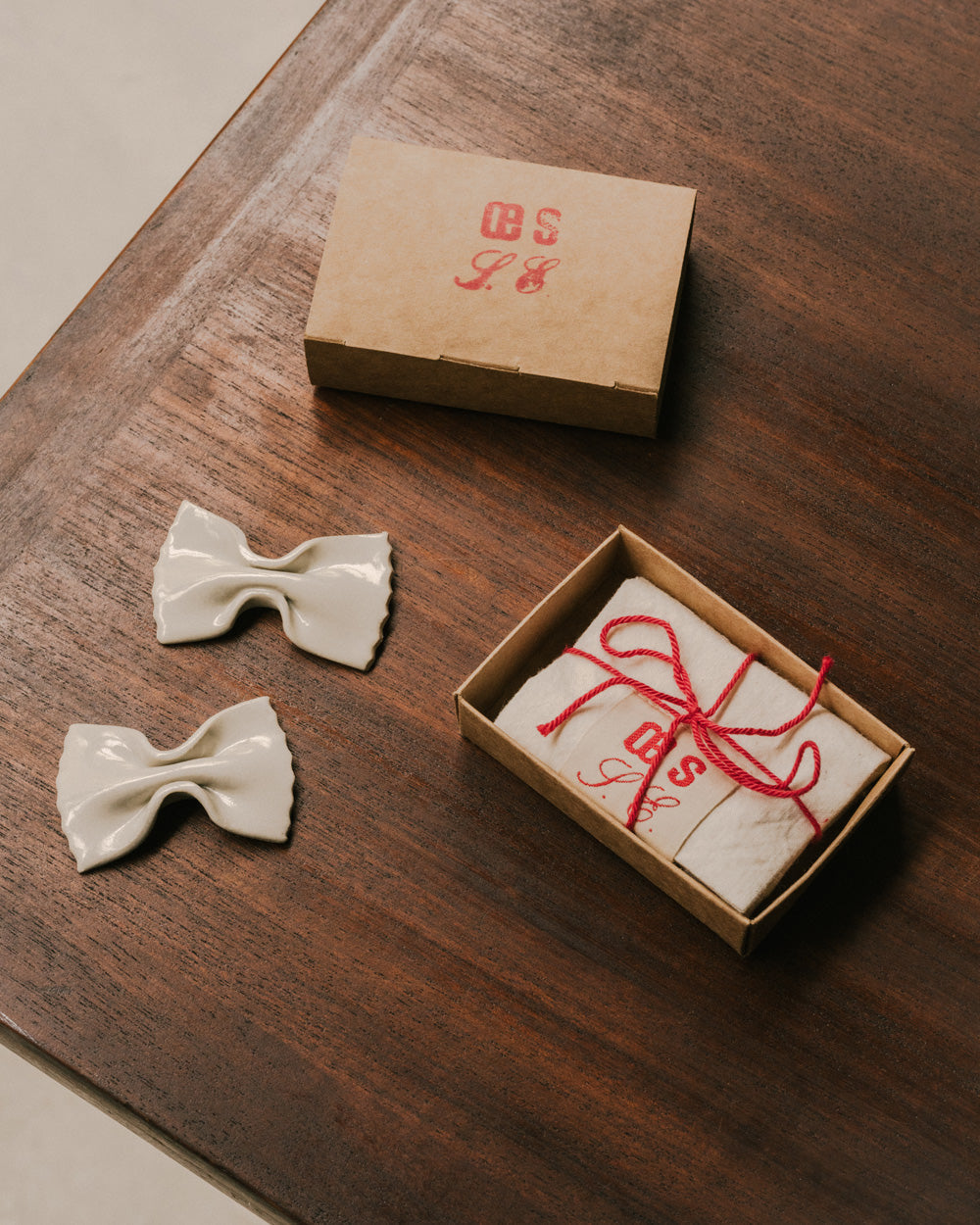 Set de 2 Porte-Couteaux Brillants Farfalle