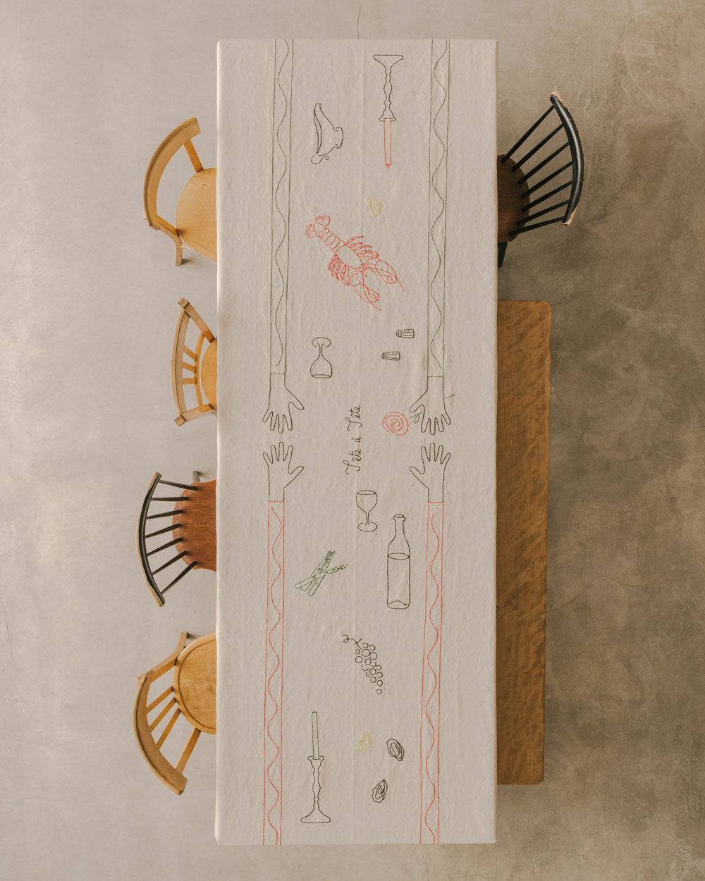 Grande Nappe "Tête à Tête"