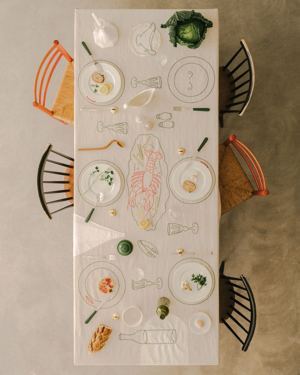 Nappe Le Dîner de Dalí