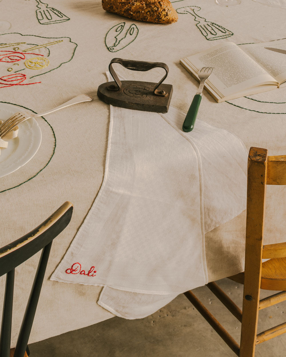 Dalí's Dinner Tablecloth