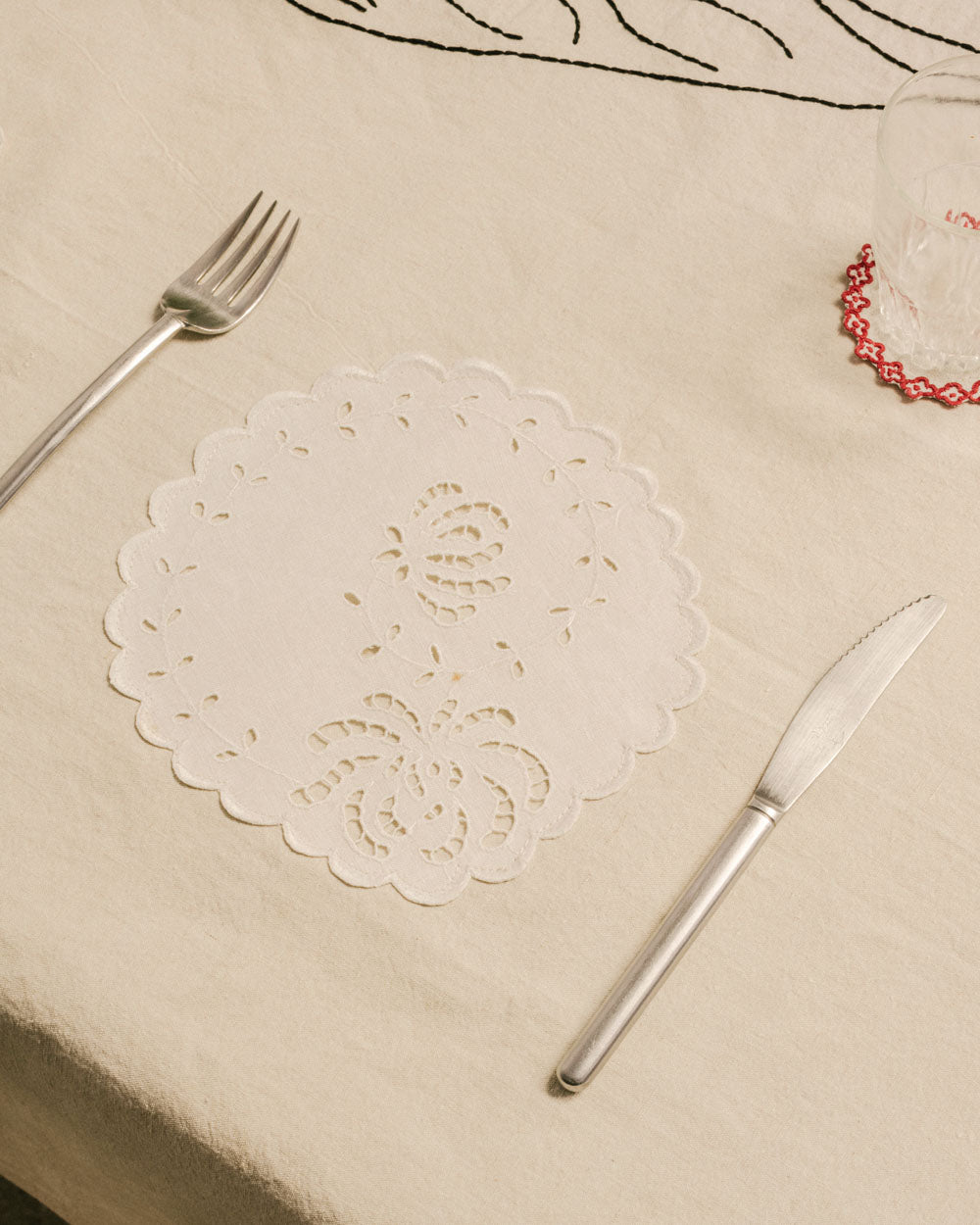 Centre de Table Napperon Vintage
