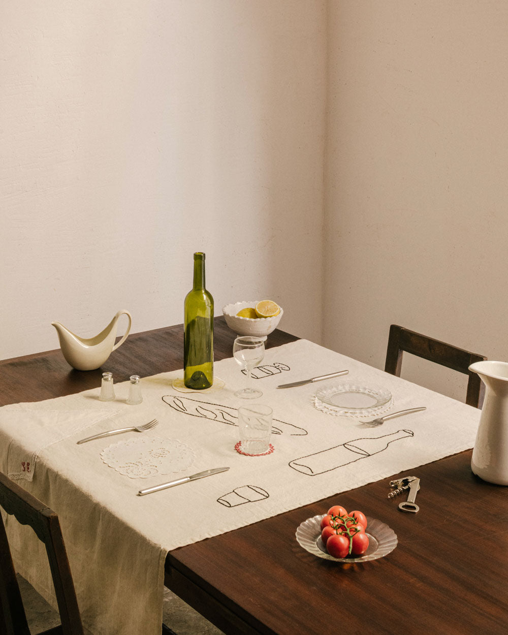 Centre de Table Napperon Vintage