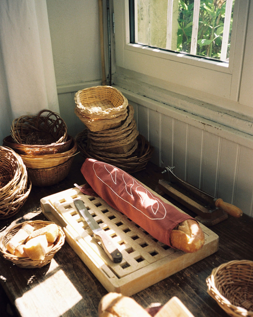 Terracotta Baguette Kitchen Towel