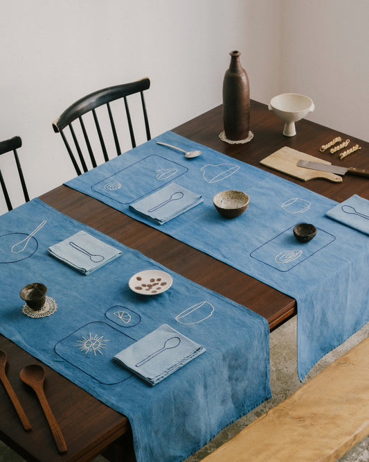 Set de Table Duo Indigo