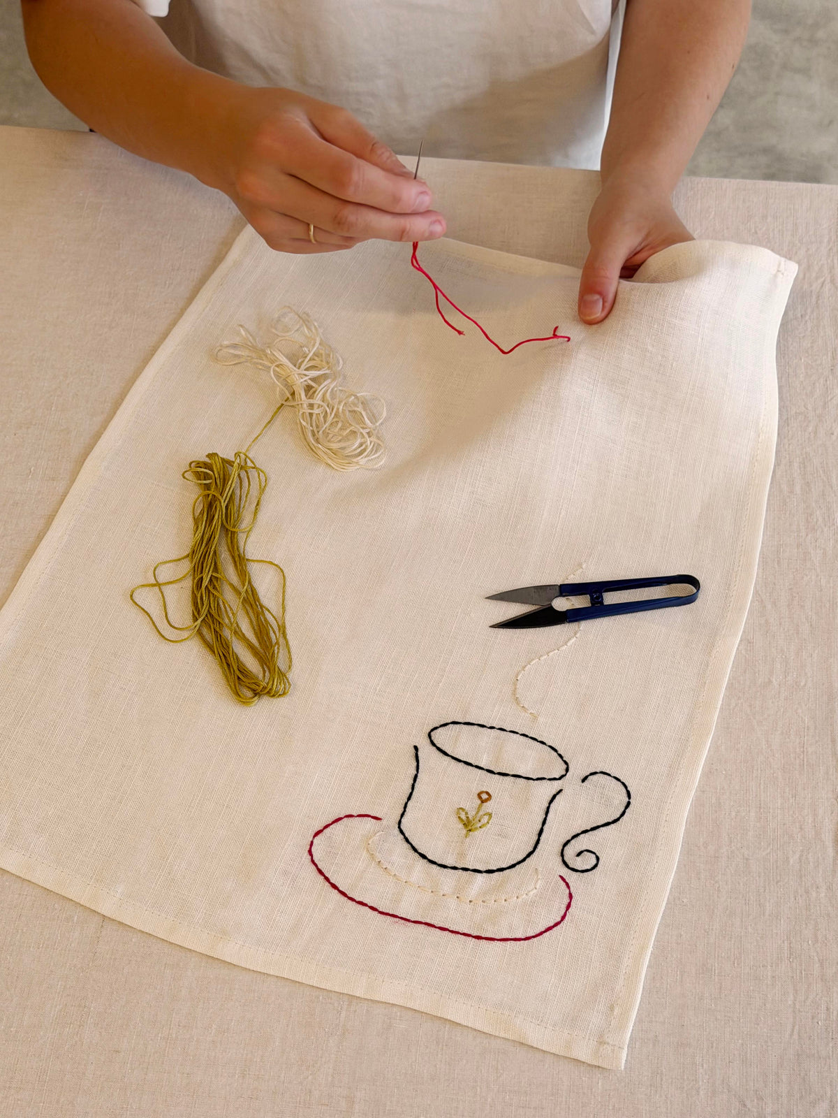 Atelier de Broderie - "Le Goûter"