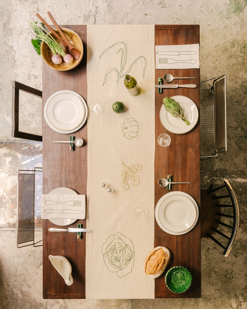 Chemin du Potager Table Runner