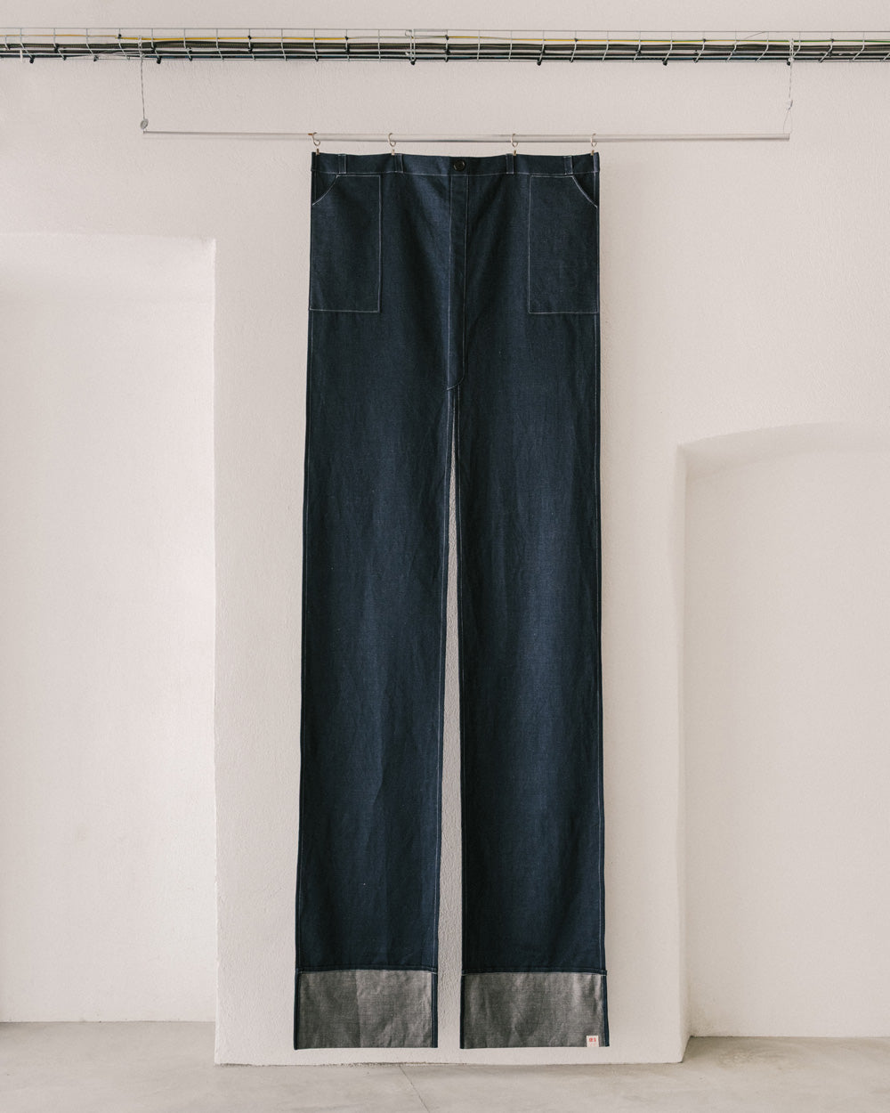 Le Rideau-Pantalon en Jean