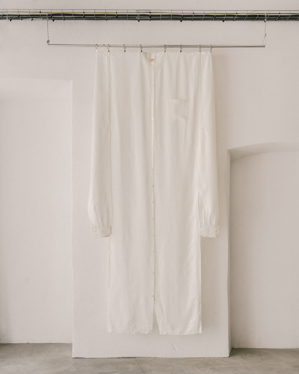 The White Shirt-Curtain