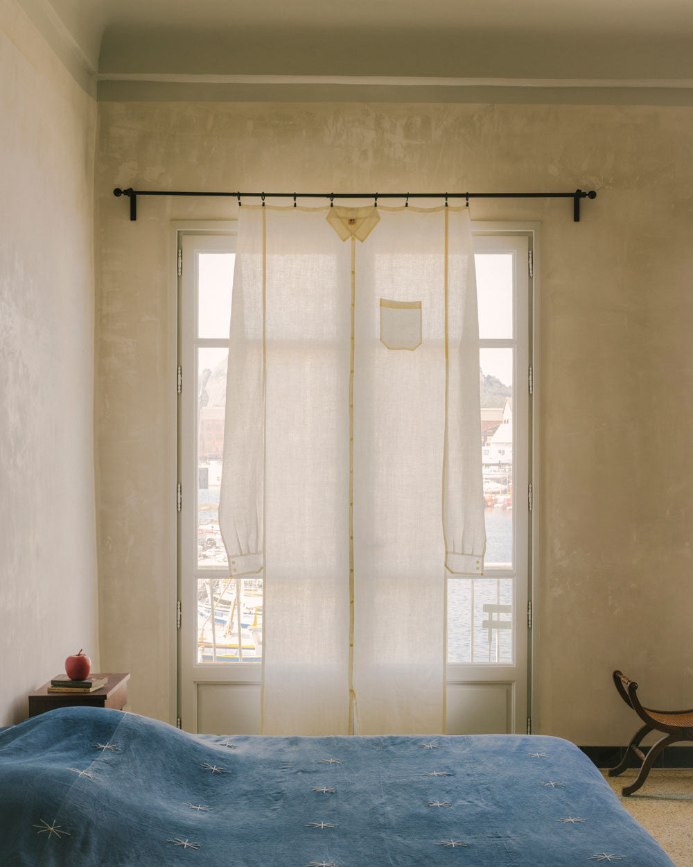 Le Rideau-Chemise en Lin