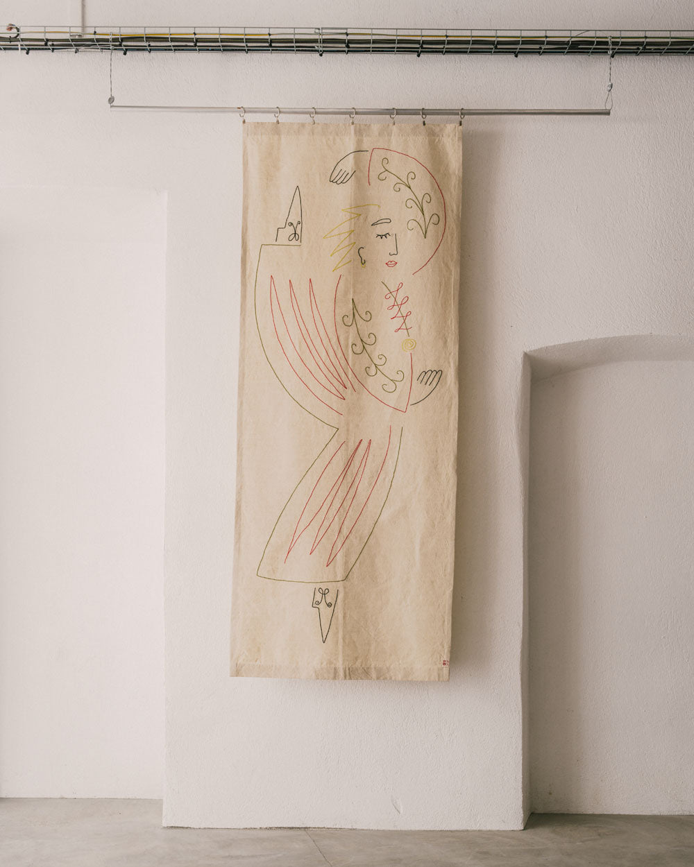 "The Peacock Dance" Tapestry from Situations Romantiques - #02