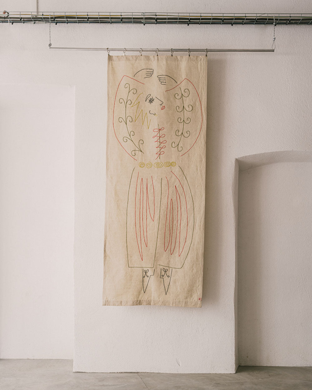 "The Peacock Dance" Tapestry from Situations Romantiques - #01