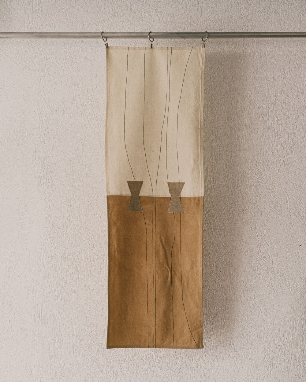 OROS Design x Sarah Espeute "Wood" Duo Placemats -Sepia