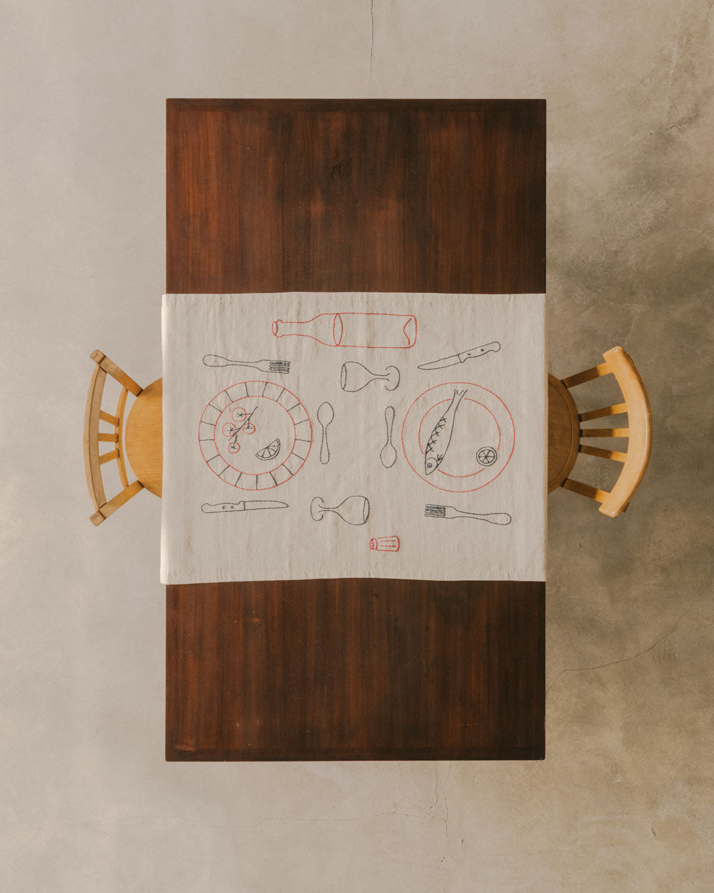 Basque Lunch for Two Placemat