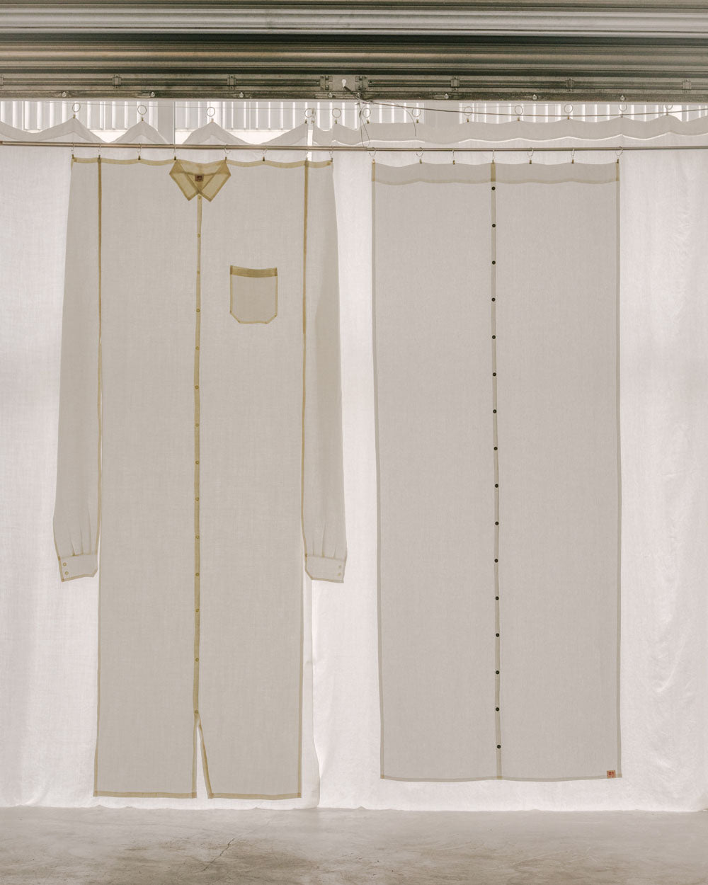The Buttoned Clothing-Curtain