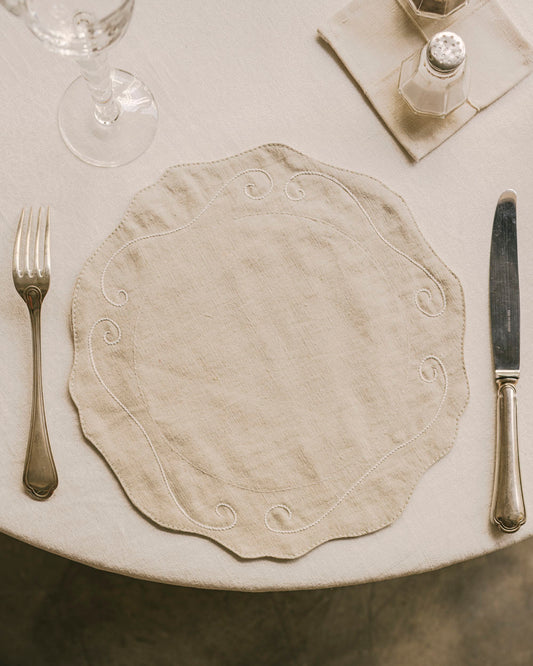 Embroidered Placemat