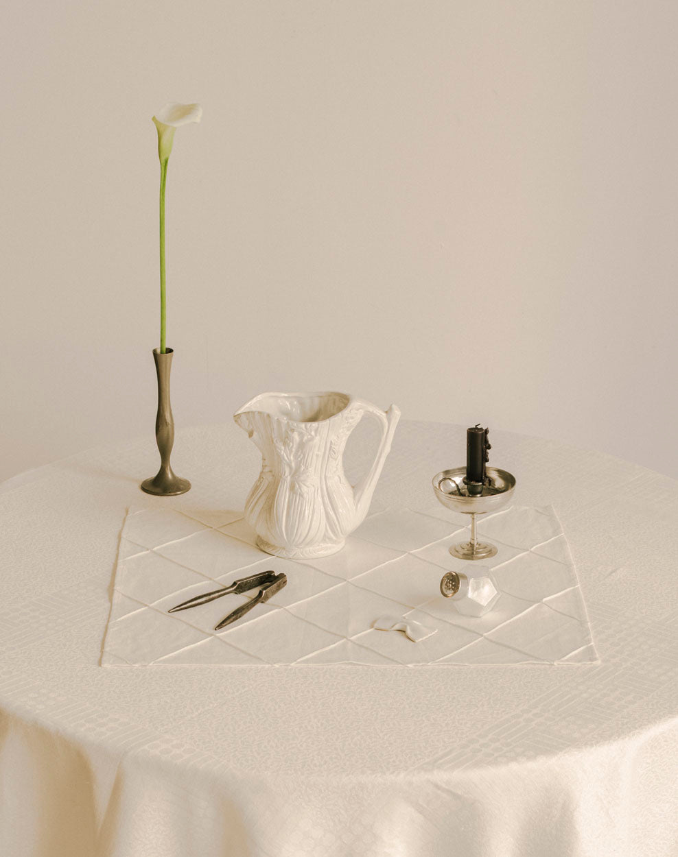 Checkered Pleated Napkin