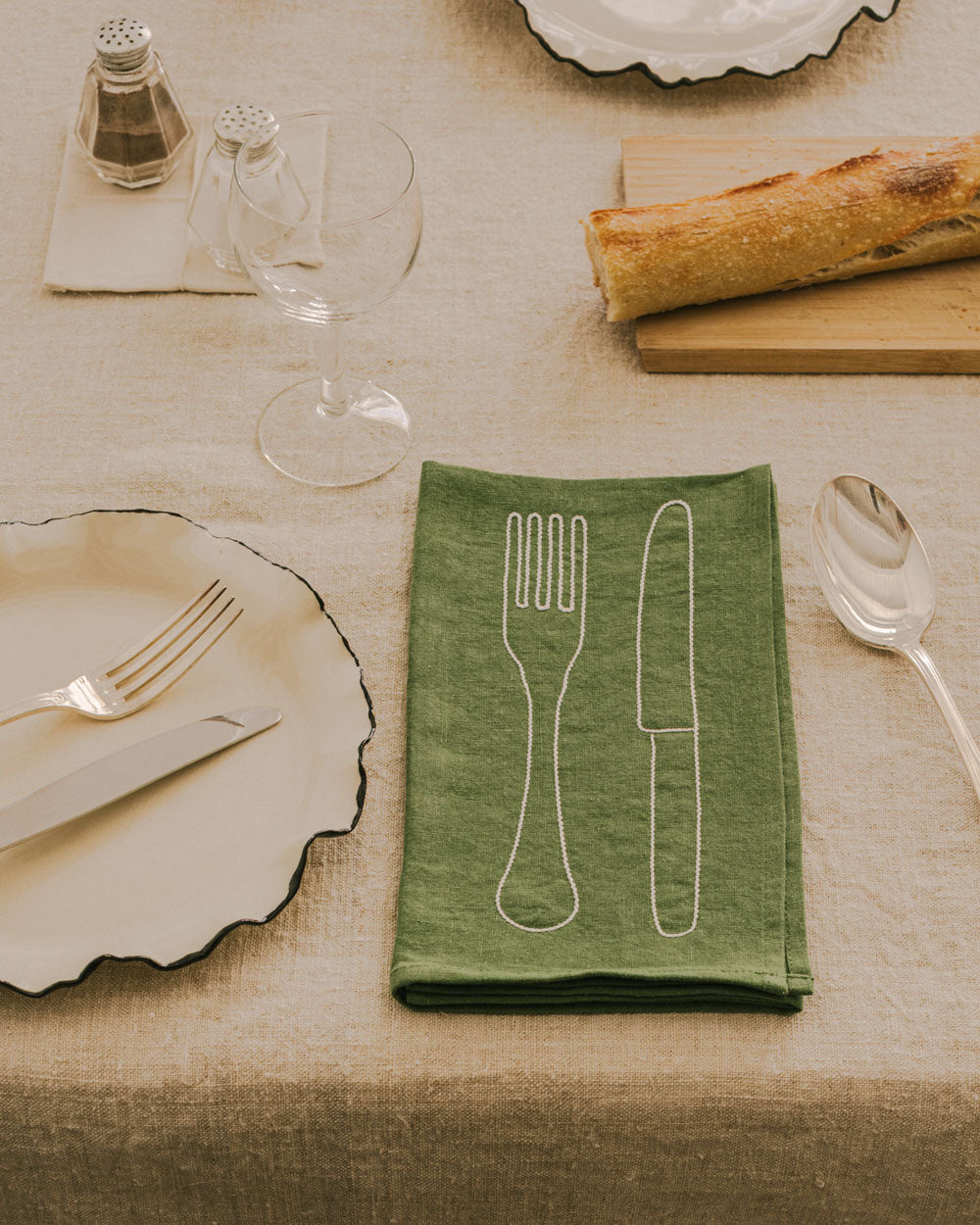 Serviette de Table Fourchette & Couteau