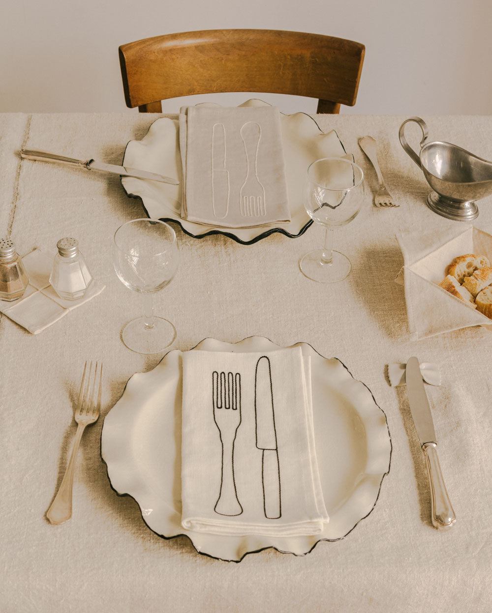 Serviette de Table Fourchette & Couteau
