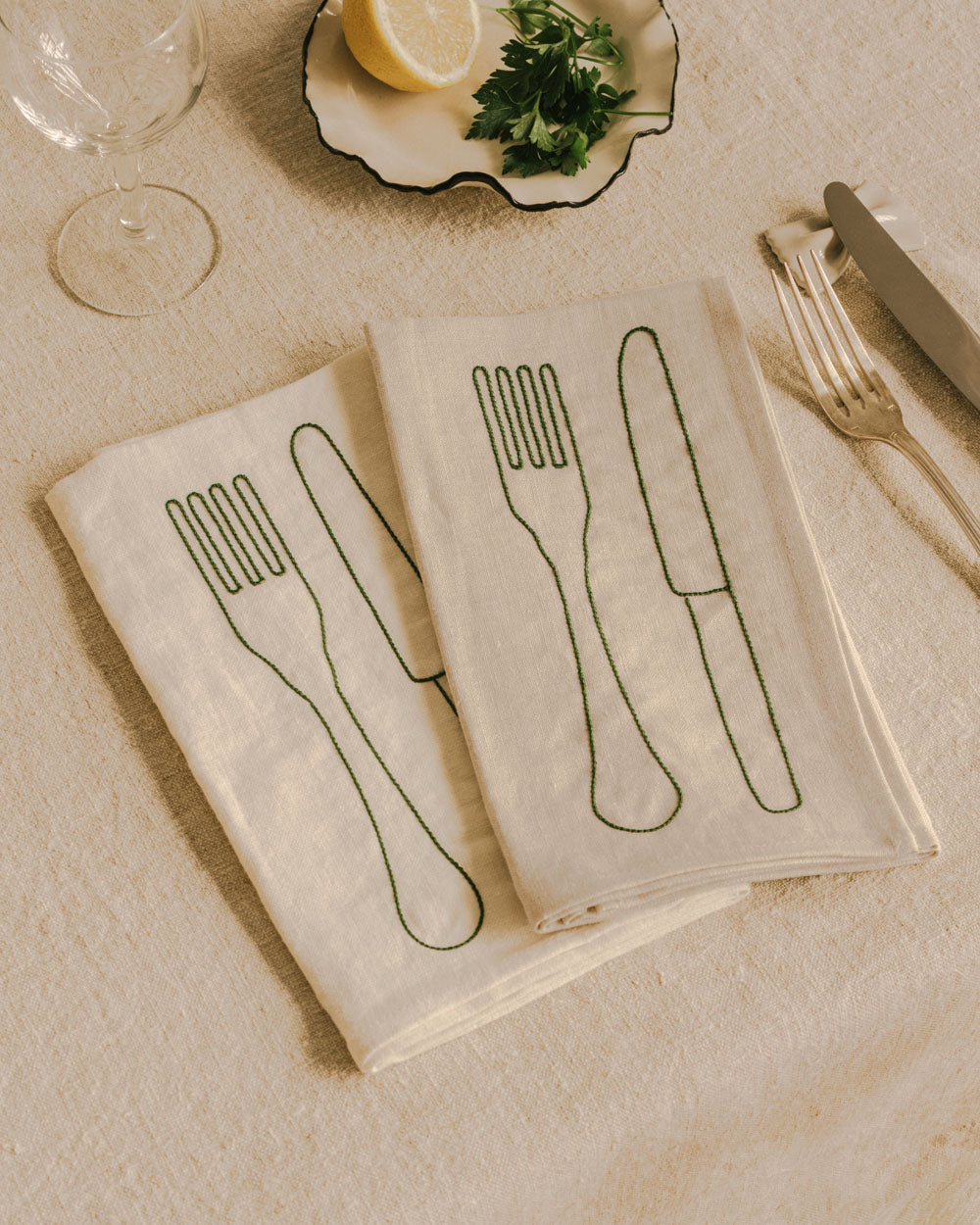 Serviette de Table Fourchette & Couteau