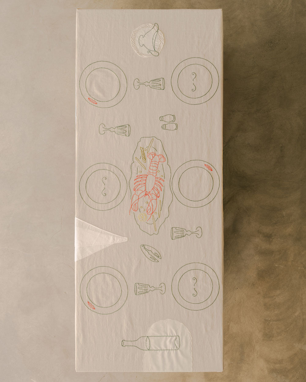 Dalí's Dinner Tablecloth