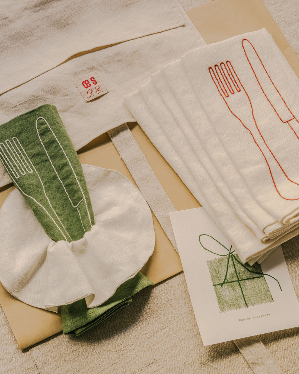 Coffret Nœuds de Table pour 6