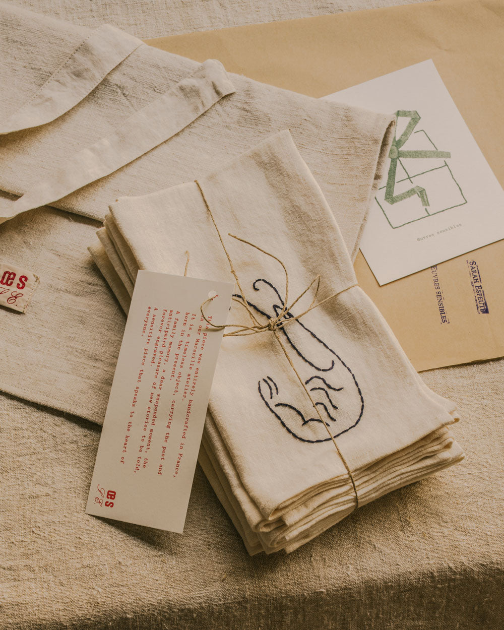 Serviettes Buffet de Fruits de Mer