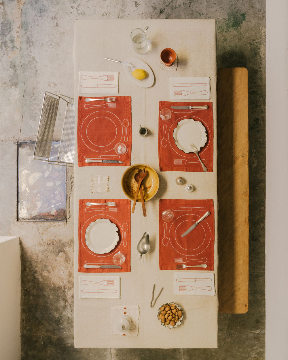 Terracotta Minimalist Solo Placemat