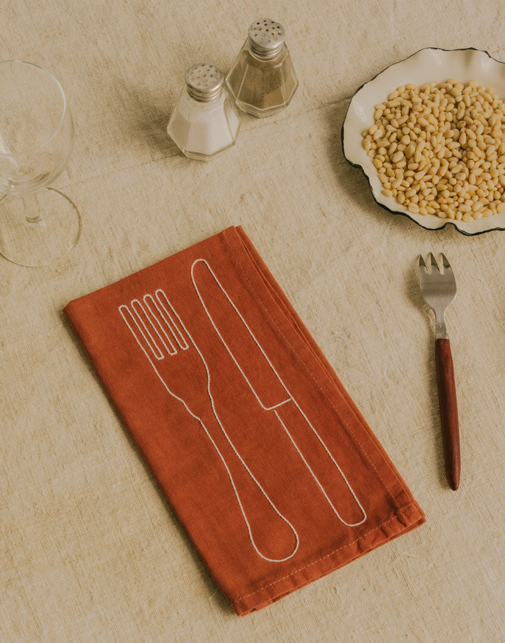 Serviette de Table Fourchette & Couteau