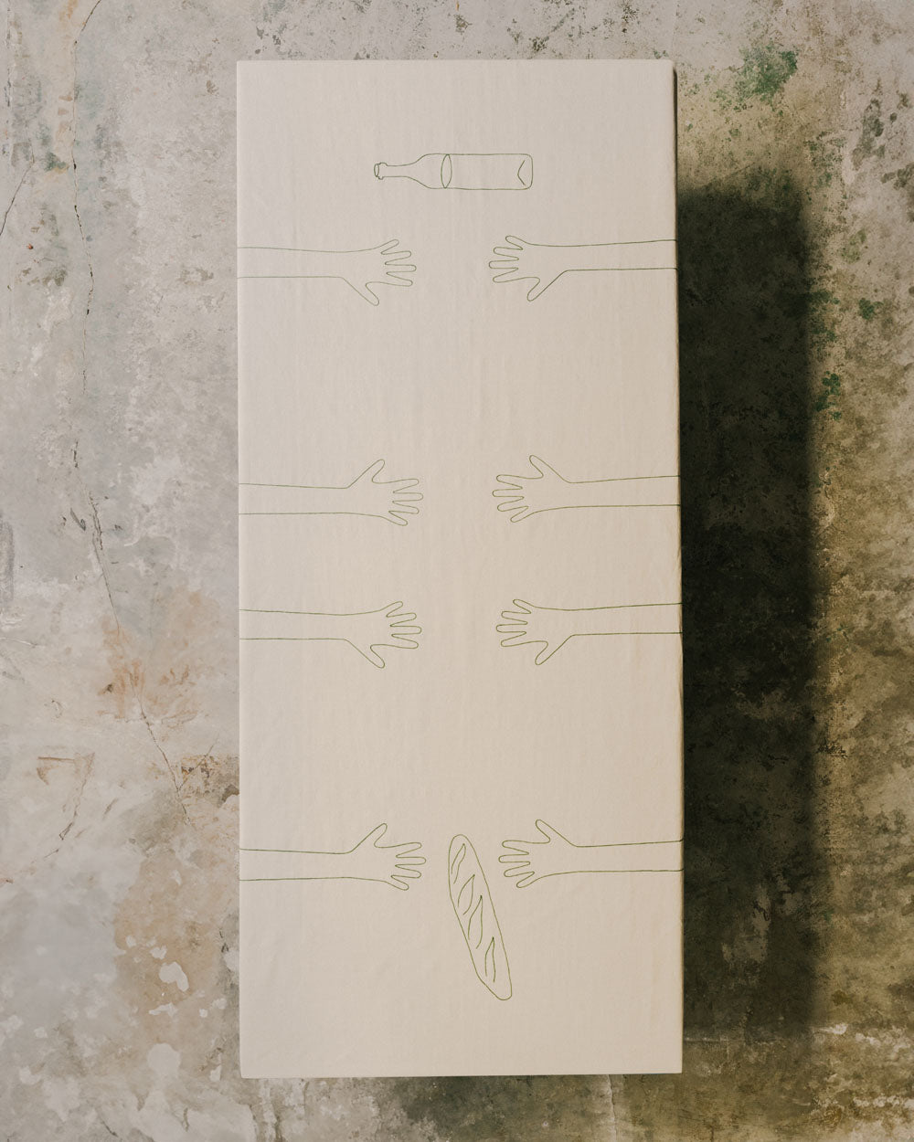 Nappe Mains sur la Table pour 4