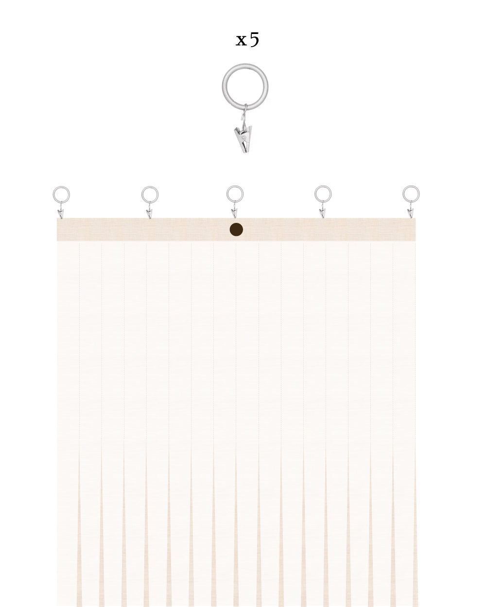 The Pleated Skirt-Curtain
