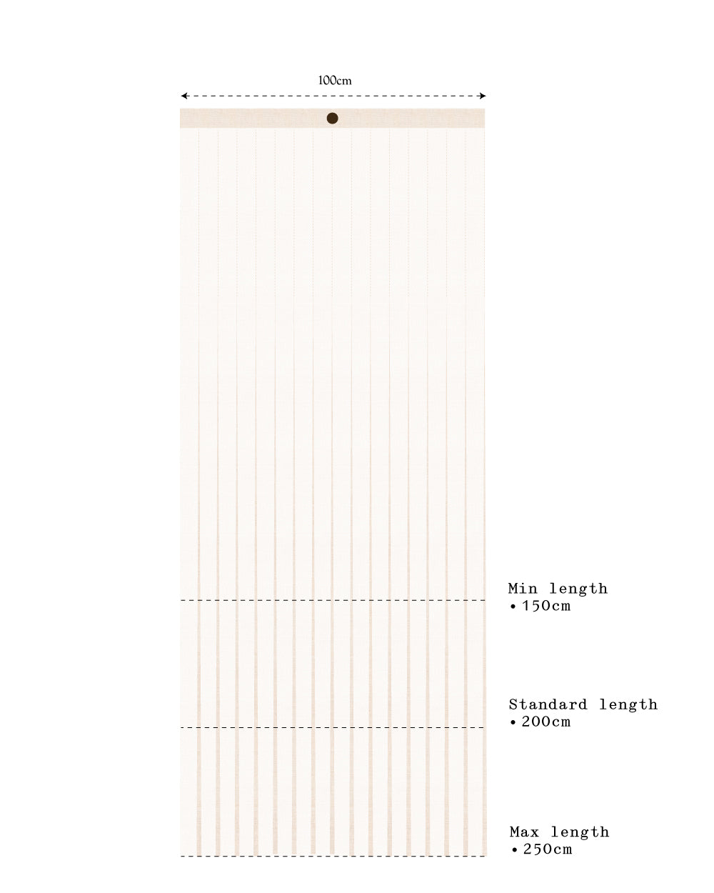 The Pleated Skirt-Curtain